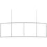 Formulate® Master Hanging Banner Sign · 10′ × 3′ Curved Panel