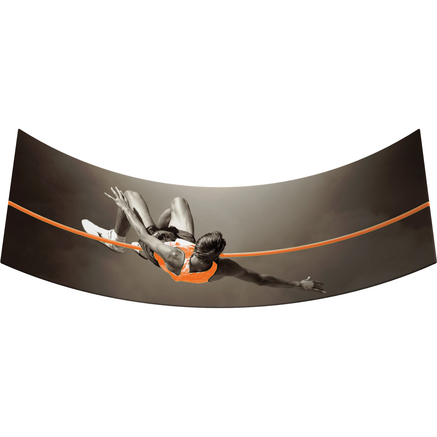 Formulate® Master Hanging Banner Sign · 10′ × 3′ Curved Panel