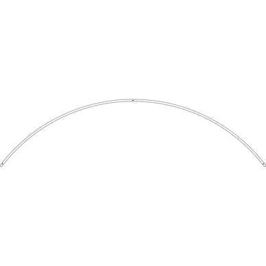 Formulate® Master Hanging Banner Sign · 10′ × 3′ Curved Panel
