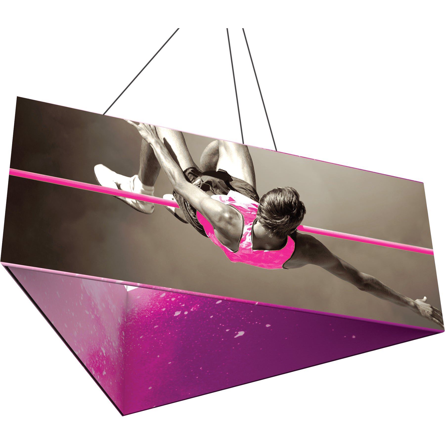 Formulate® Master Hanging Banner Sign · 10′ × 4′ Triangle – Epic Displays