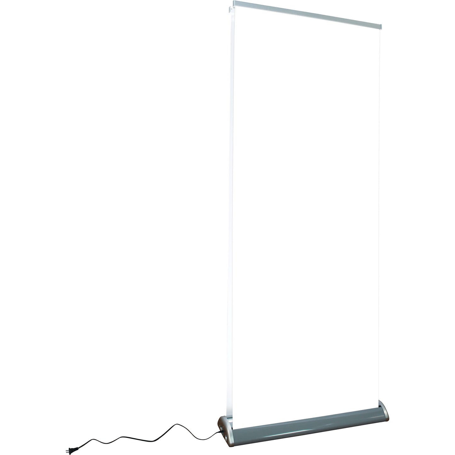 Assembled Illumistand Banner Stand - Illuminated