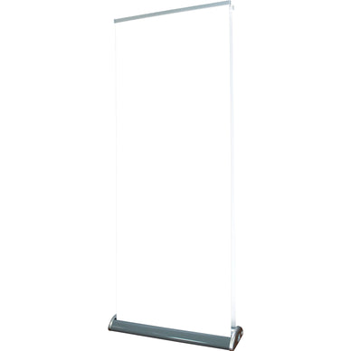 Illumistand™ Double-Sided Light-Up Retractable Banner Stand · 31″ wide
