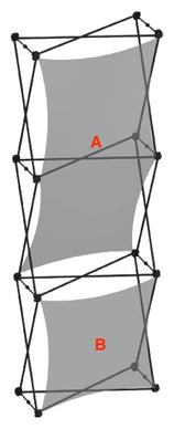 Replacement Graphics for Xclaim 2½′ Tower Display · Kit 02