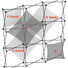 Replacement Graphics for Xclaim 7½′ × 7½′ Display · Kit 02