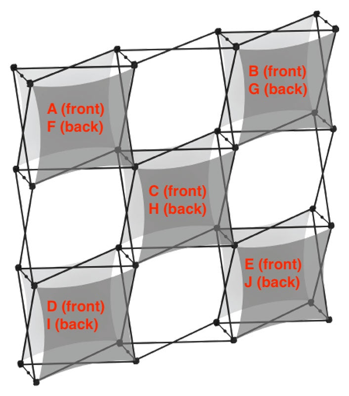 Replacement Graphics for Xclaim 7½′ × 7½′ Display · Kit 04