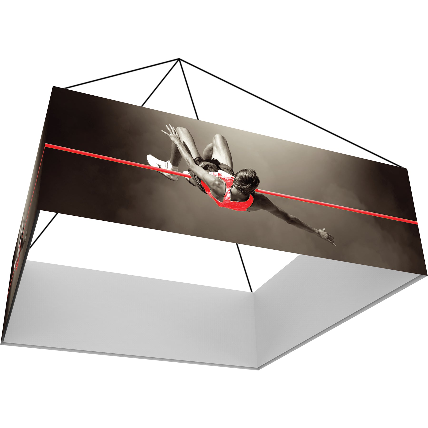 Formulate® Master Hanging Banner Sign · 12′ × 4′ Square – Epic Displays