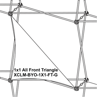 Replacement Graphics for Xclaim 2½′ Tower Display · Kit 04