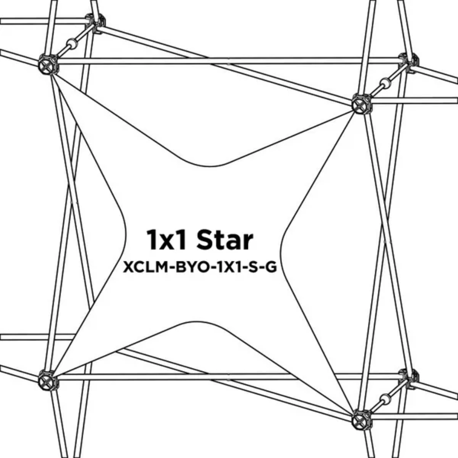 Replacement Graphics for Xclaim 7½′ × 7½′ Display · Kit 06