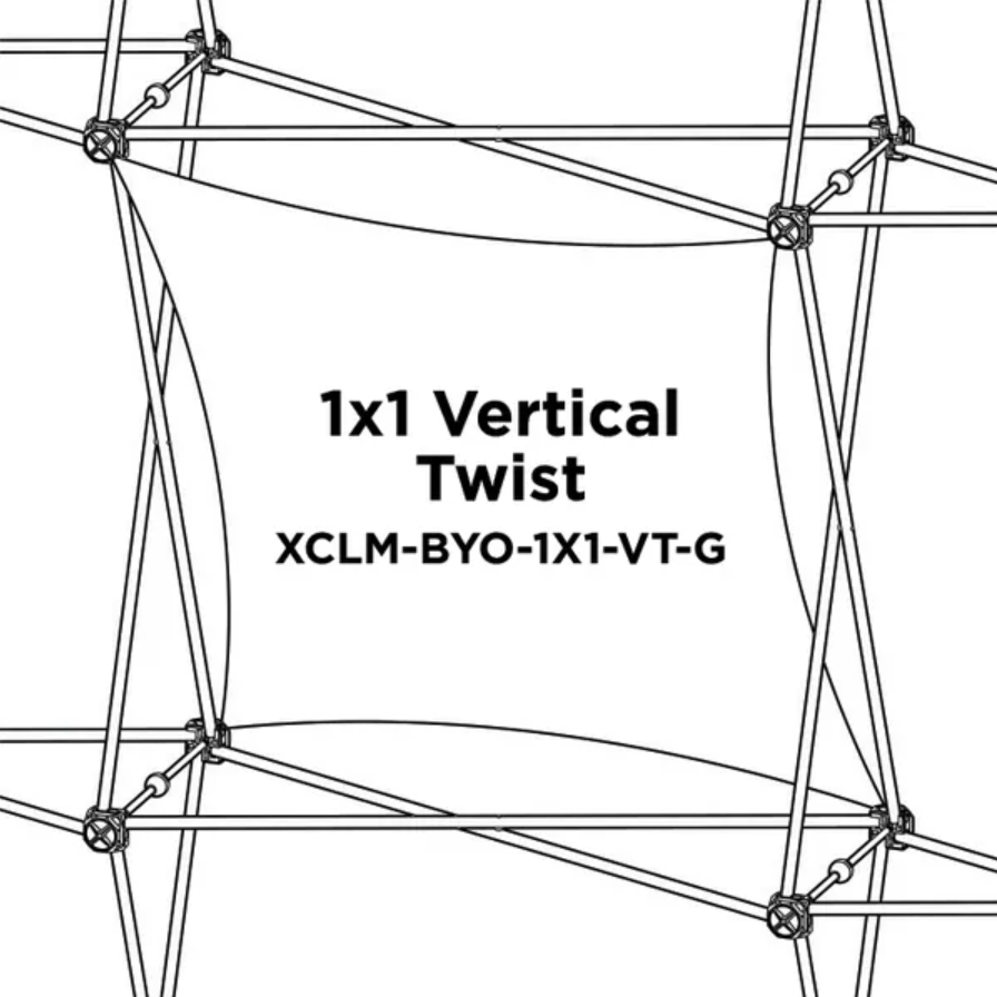 Replacement Graphics for Xclaim 14' Pyramid Display · Kit 01
