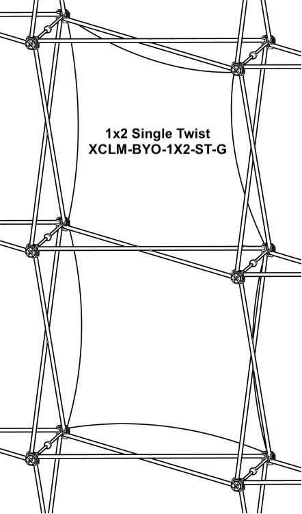 Replacement Graphics for Xclaim 5′ × 5′ Tabletop Display · Kit 02