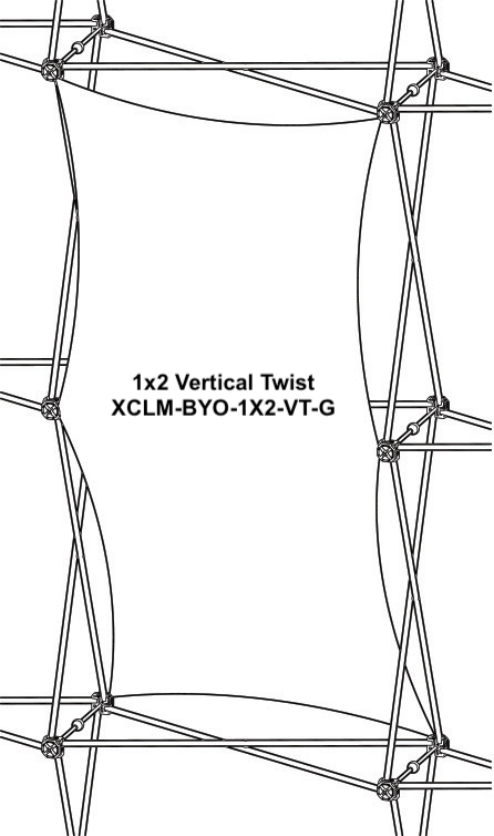 Replacement Graphics for Xclaim 14' Pyramid Display · Kit 01