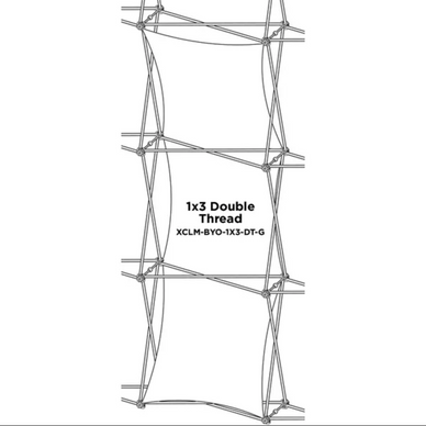 Replacement Graphics for Xclaim 5′ × 7½′ Display · Kit 01