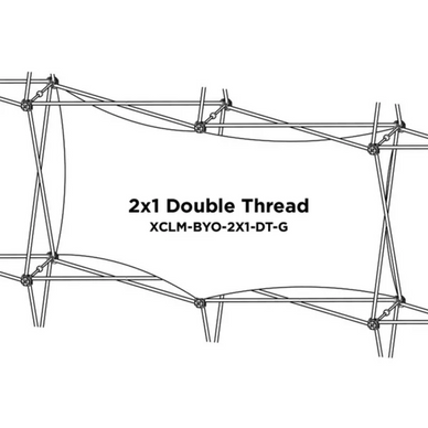 Replacement Graphics for Xclaim 10' Pyramid Display · Kit 01