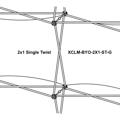 Replacement Graphics for Xclaim 5′ × 5′ Tabletop Display · Kit 01