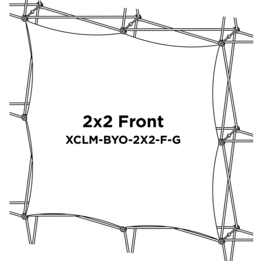 Replacement Graphics for Xclaim 5′ × 5′ Tabletop Display · Kit 01