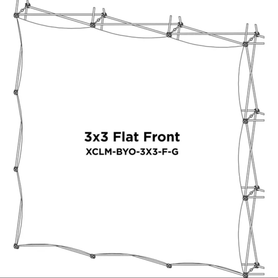 Replacement Graphics for Xclaim 7½′ × 7½′ Display · Kit 01