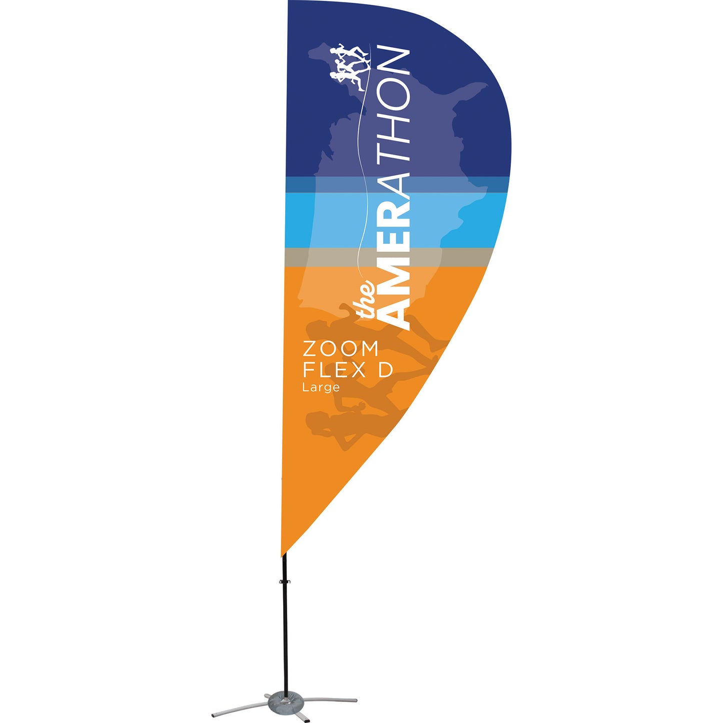 Zoom™ Flex Flag · D-Shaped