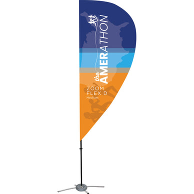 Zoom™ Flex Flag · D-Shaped
