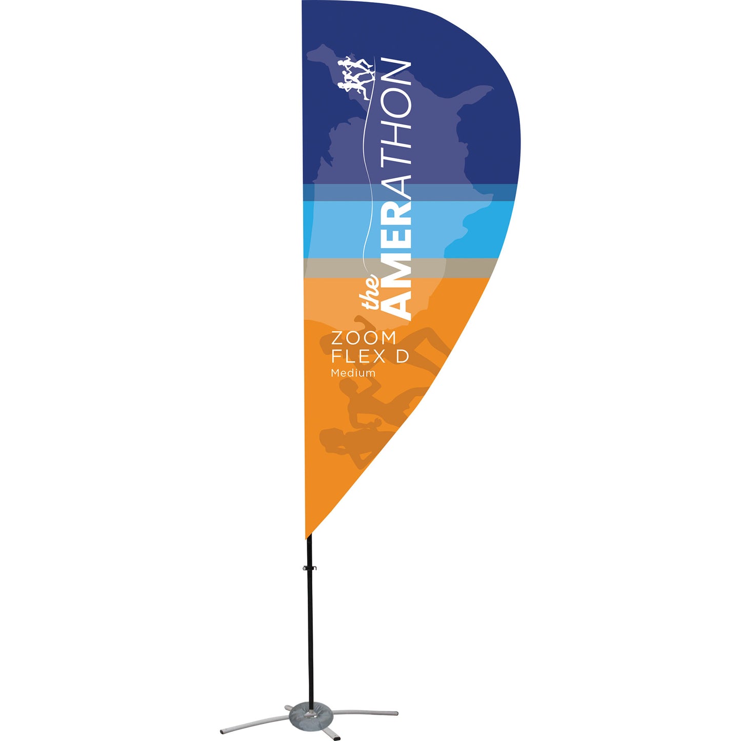 Zoom™ Flex Flag · D-Shaped