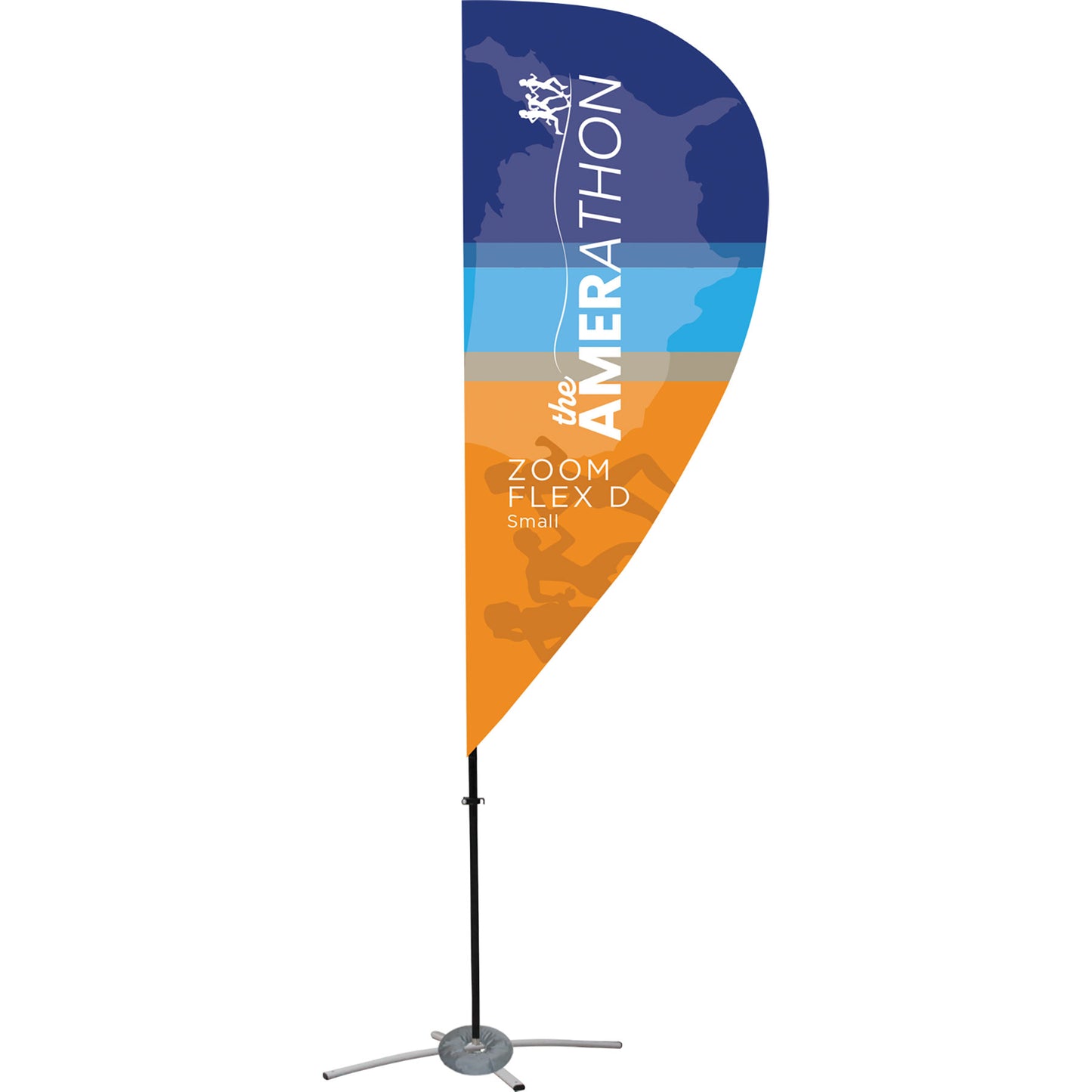 Zoom™ Flex Flag · D-Shaped