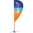 Zoom™ Flex Flag · D-Shaped