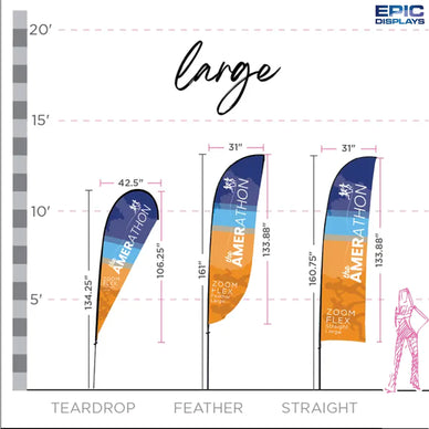 Zoom™ Flex Flag · Large