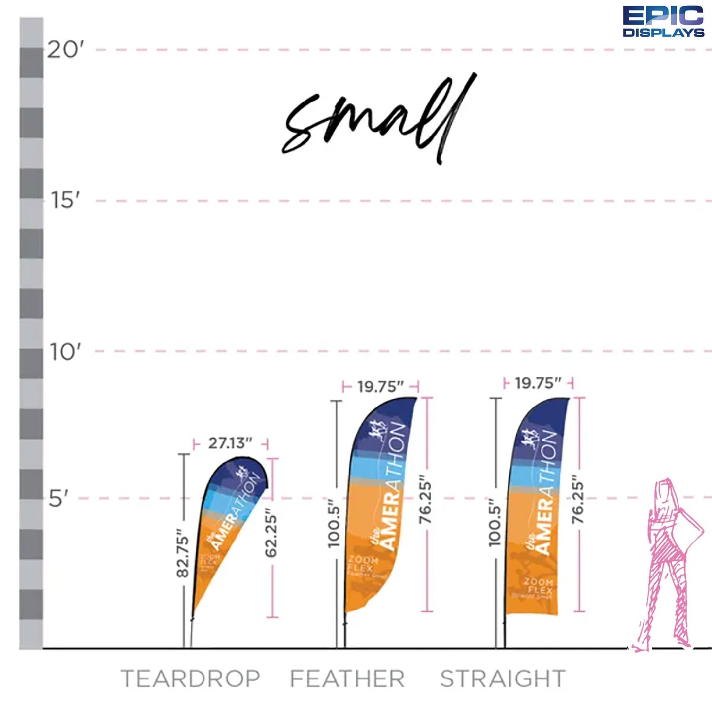 Zoom™ Flex Flag · Small