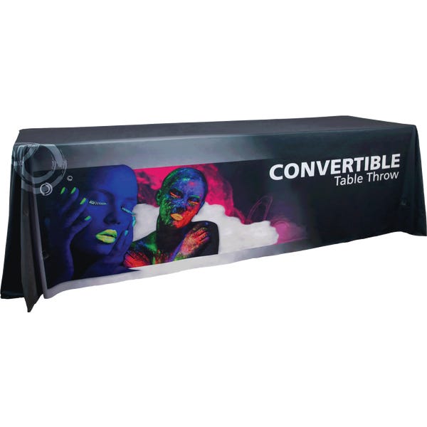Alphagraphics Table Clothes Custom Printed Tablecloth with Logo & Graphics ∙ Convertible Sizes 6 ...