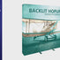 Hopup™ Tabletop Display, Straight · 5′w × 5′h (BACKLIT)