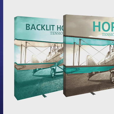 Hopup™ Pop-Up Display, Straight · 10′w × 7½′h + Kit·04