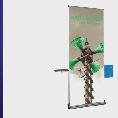 Barracuda™ 850 Retractable Banner Stand ∙ 33½″ wide
