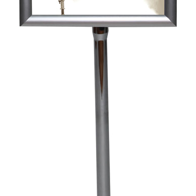 Advocate™ 8½″ × 11″ Poster Display Stand · Adjustable Height