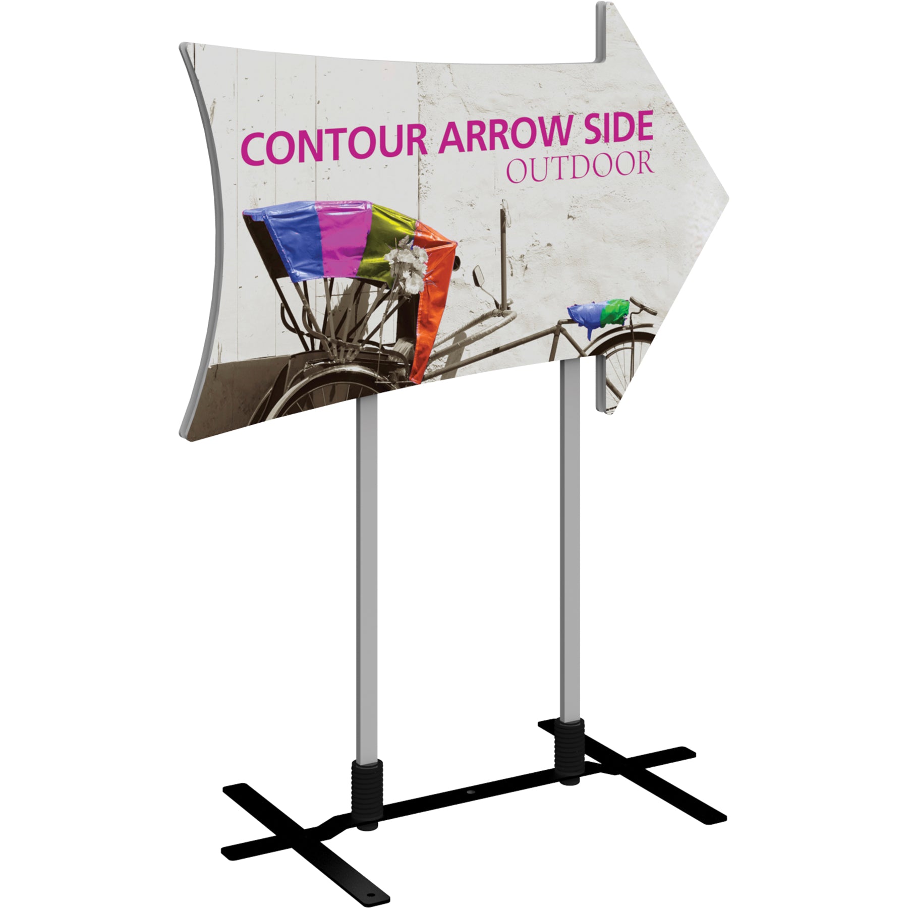 Contour™ ARROW-Shaped Indoor/Outdoor Sign – Epic Displays