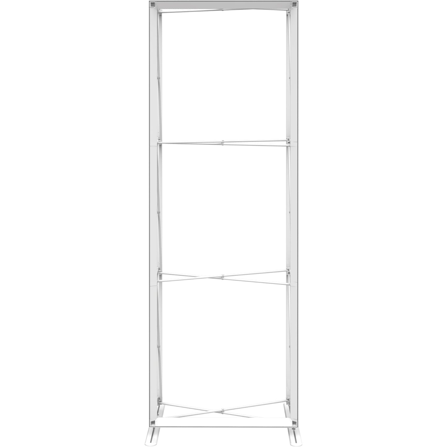 Embrace™ Tension Fabric Display · 2½′ wide × 7½′ tall