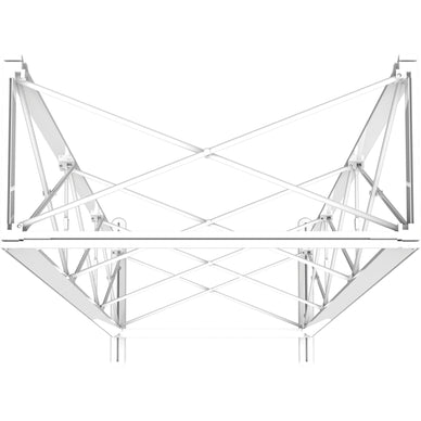 Embrace™ Tension Fabric Display · 2½′ wide × 7½′ tall
