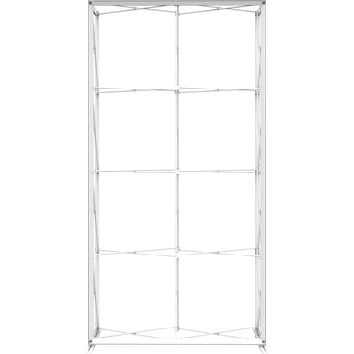 Embrace™ Tension Fabric Display · 5′ wide × 10′ tall
