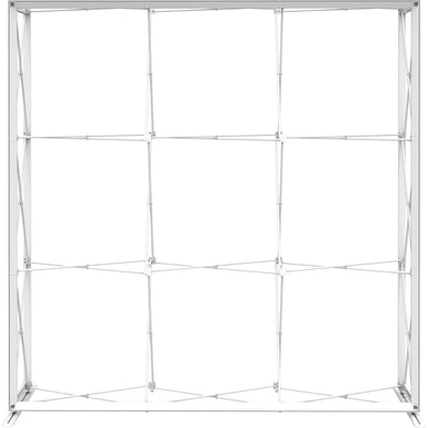 Embrace™ Tension Fabric Display · 7½′ wide × 7½′ tall