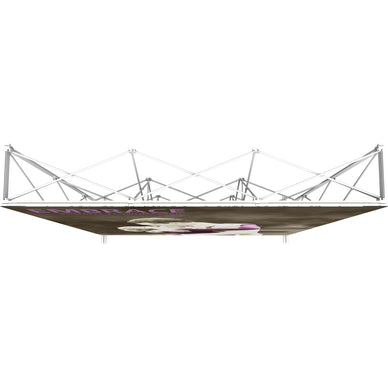 Embrace™ Tension Fabric Display · 7½′ wide × 7½′ tall