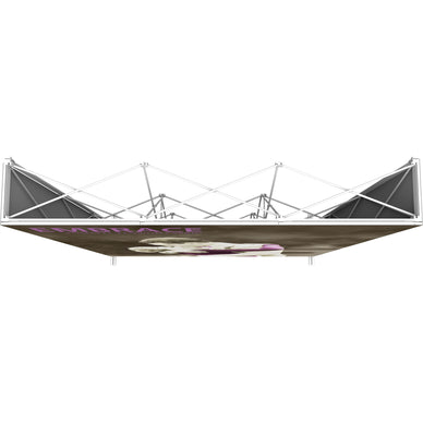 Embrace™ Tension Fabric Display · 7½′ wide × 7½′ tall