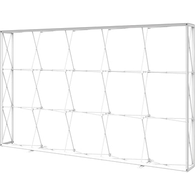 Embrace™ Tension Fabric Display · 12¼′ wide × 7½′ tall