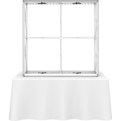 Embrace™ Tabletop Display · 5′ wide × 5′ tall (BACKLIT)