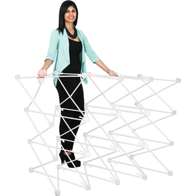 Embrace™ Tension Fabric Display · 7½′ wide × 7½′ tall