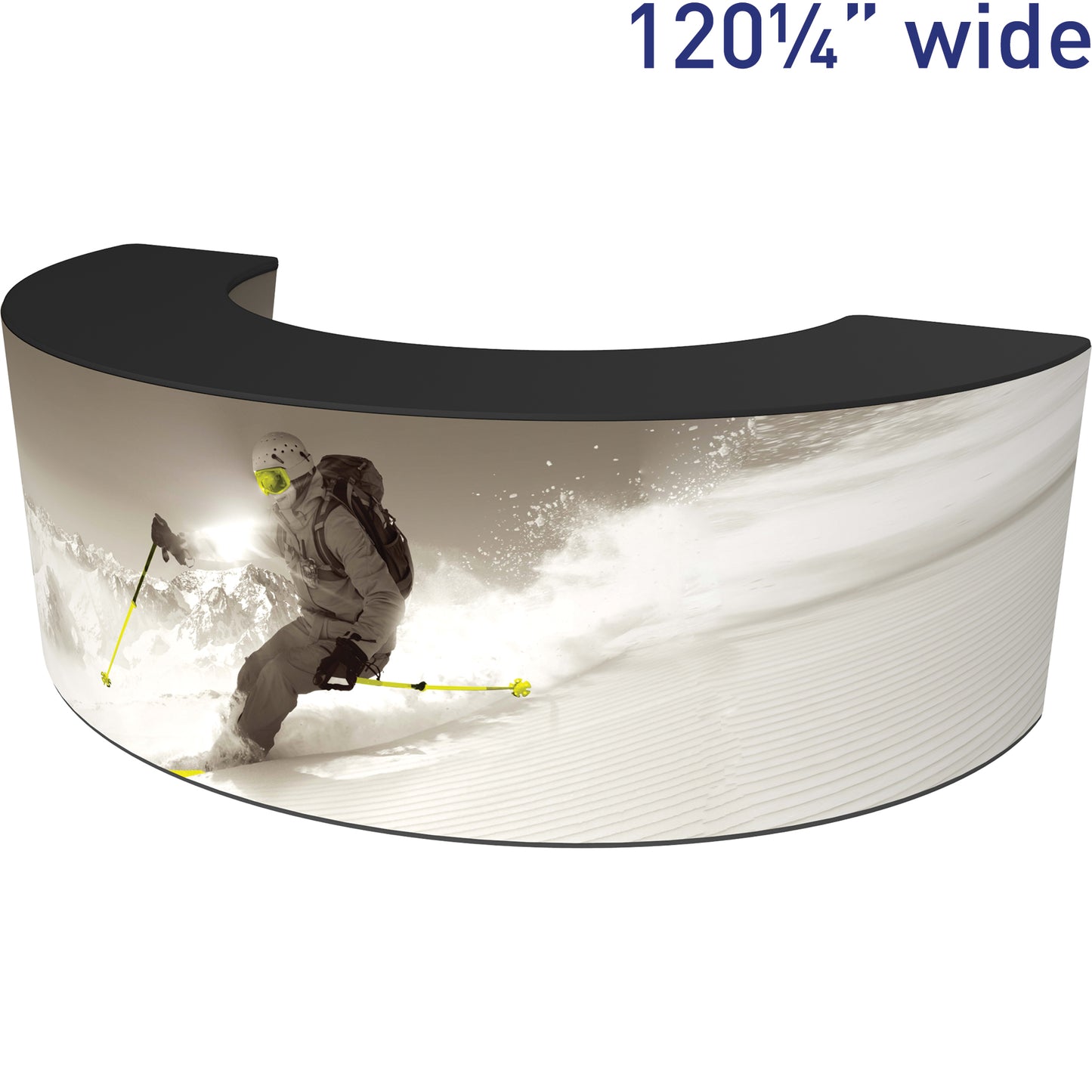 Formulate® Tension Fabric Bar Counter · 4-Panel