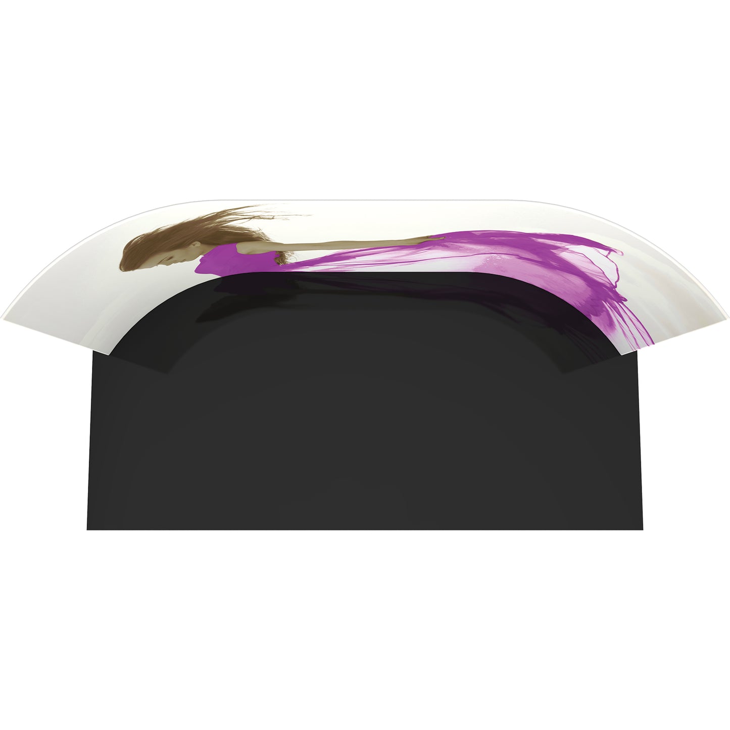 Formulate® Master Tradeshow Backdrop, Curved · 20′ wide, 7½′ tall
