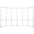 Formulate® Master Tradeshow Backdrop, Curved · 20′ wide, 10′ tall