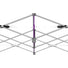 Hopup™ Tabletop Display, Straight · 5′w × 5′h (BACKLIT)