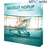 Hopup™ Tabletop Display, Straight · 5′w × 5′h (BACKLIT)