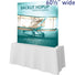 Hopup™ Tabletop Display, Straight · 5′w × 5′h (BACKLIT)