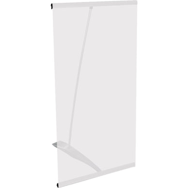 L-Mini™ Tabletop Tension Banner Stand · 14¼″w × 26⅞″h