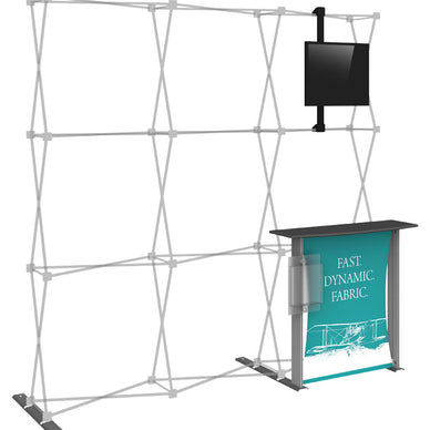 Hopup™ Pop-Up Display, Straight · 7½′w × 7½′h + Kit·02